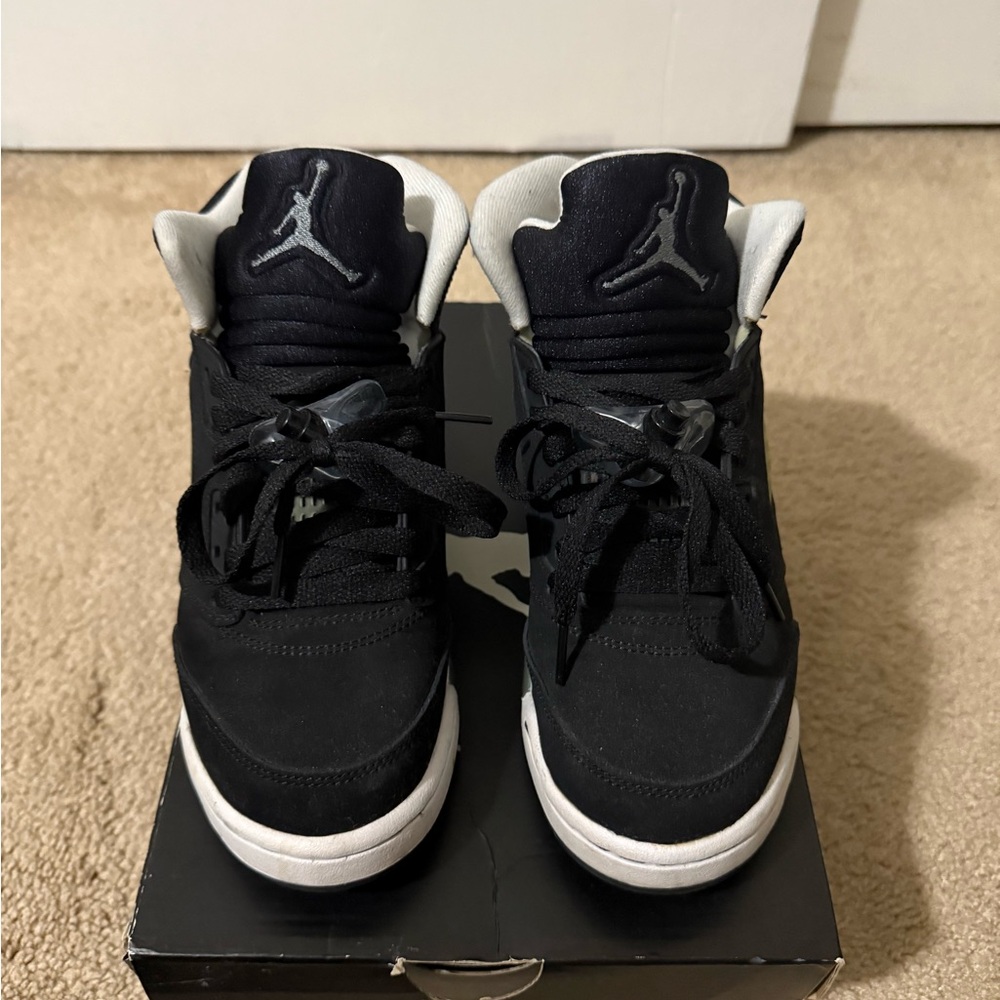 Air Jordan Black and White Sneakers